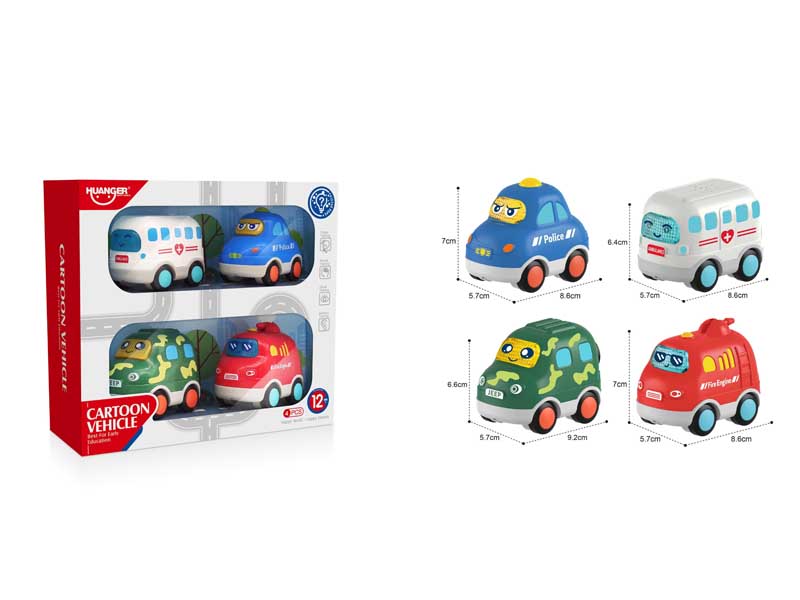 Free Wheel Car W/L_M(4in1) toys