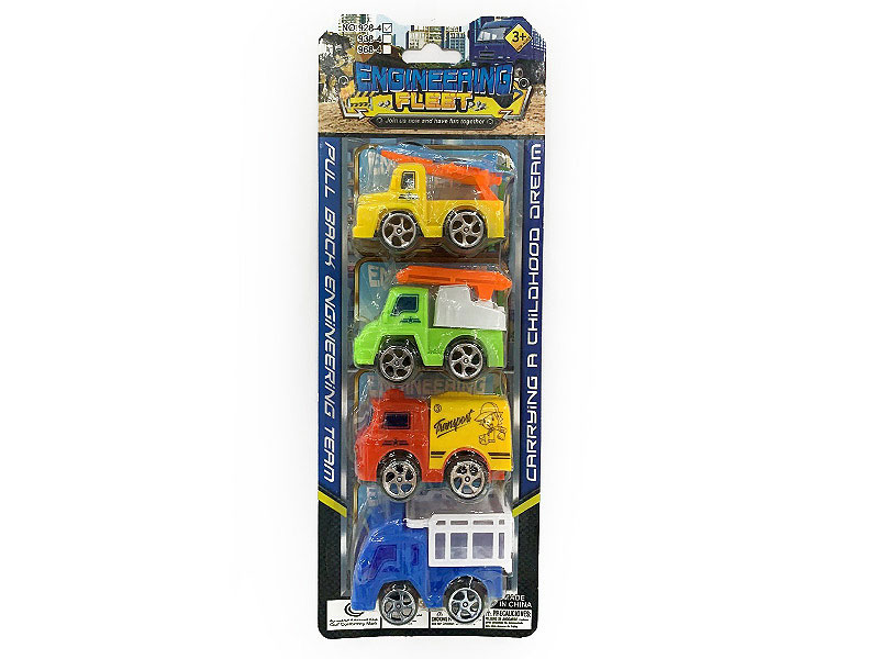 Free Wheel Construction Truck(4in1) toys