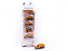 Die Cast Construction Truck Free Wheel(6in1) toys