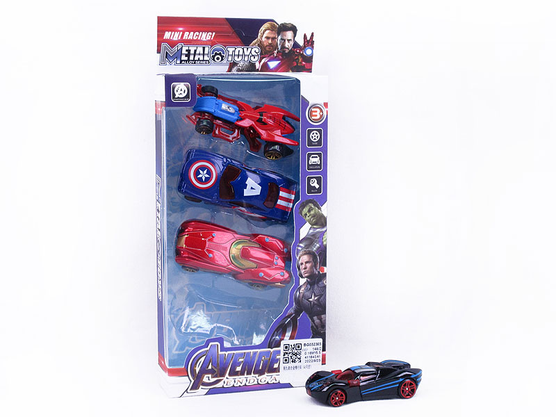 Die Cast Car Free Wheel(4in1) toys