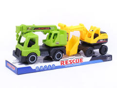 Free Wheel Construction Truck(2in1) toys