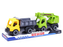 Free Wheel Construction Truck(2in1) toys