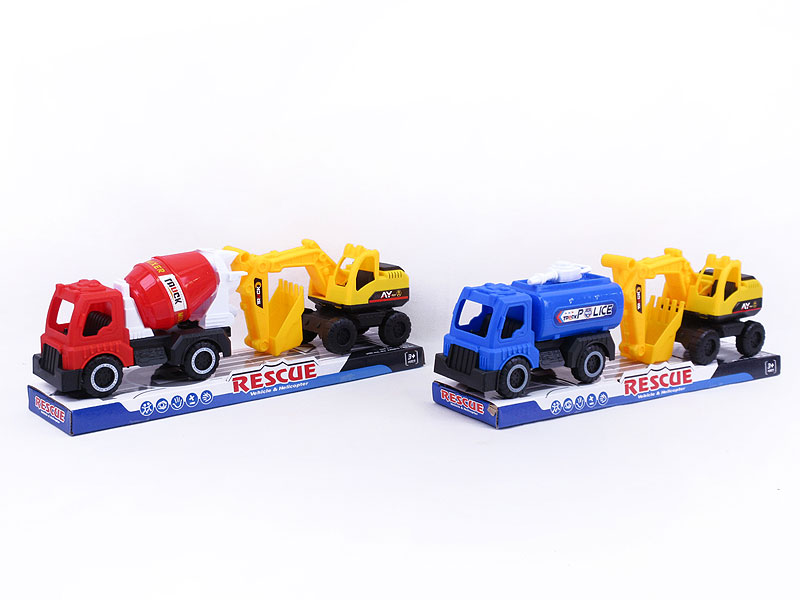 Free Wheel Construction Truck(2in1) toys