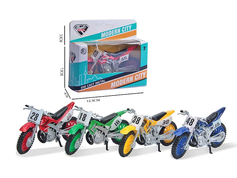 Die Cast Motorcycle Free Wheel(4C) toys