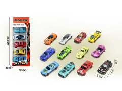 1:64 Die Cast Sports Car Free Wheel(5in1)