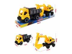 Free Wheel Construction Truck(2in1) toys