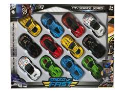 Die Cast Car Free Wheel(12in1) toys