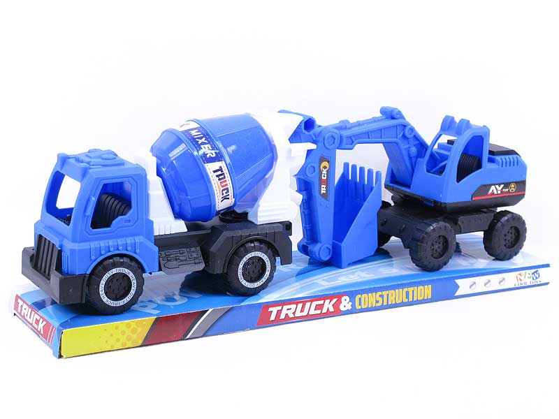 Free Wheel Construction Truck(2in1) toys