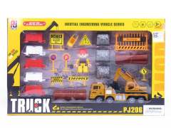 Free Wheel Construction Truck Set toys