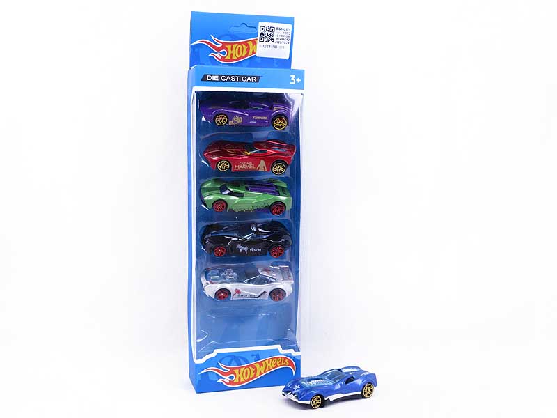 Die Cast Car Free Wheel(6in1) toys