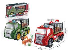 Free Wheel Lion and Tiger Transport Vehicle W_L/M(2C) toys