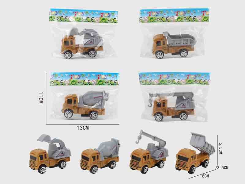 Free Wheel Construction Truck(4S) toys