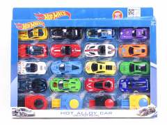 Die Cast Racing Car Set Free Wheel