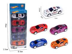 Die Cast Racing Car Free Wheel(5in1)