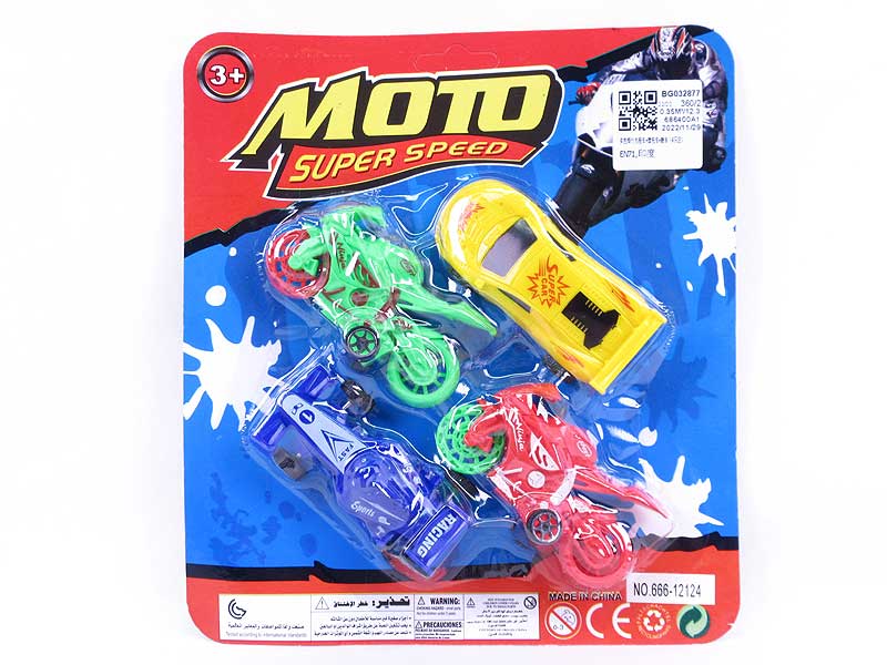 Free Wheel Equation Car & Motorcycle & Car(4in1) toys