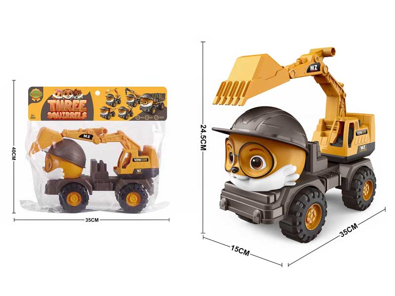 Free Wheel Construction Truck toys