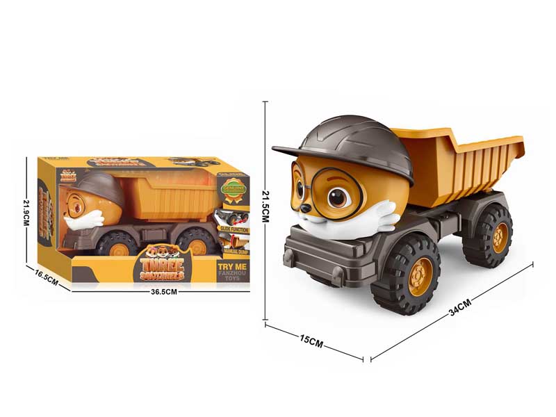 Free Wheel Construction Truck toys