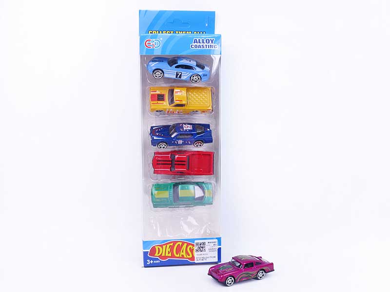 1:60 Die Cast Car Free Wheel(6in1) toys