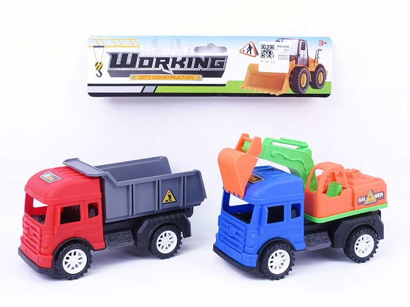 Free Wheel Construction Truck(2in1) toys