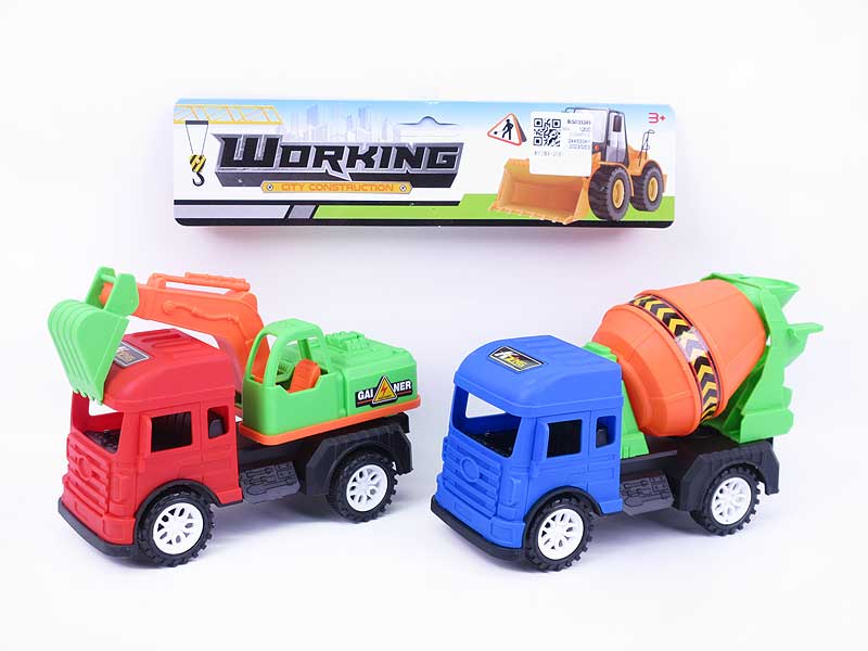 Free Wheel Construction Truck(2in1) toys