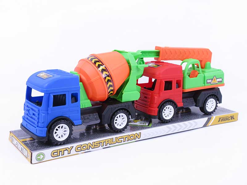 Free Wheel Construction Truck(2in1) toys