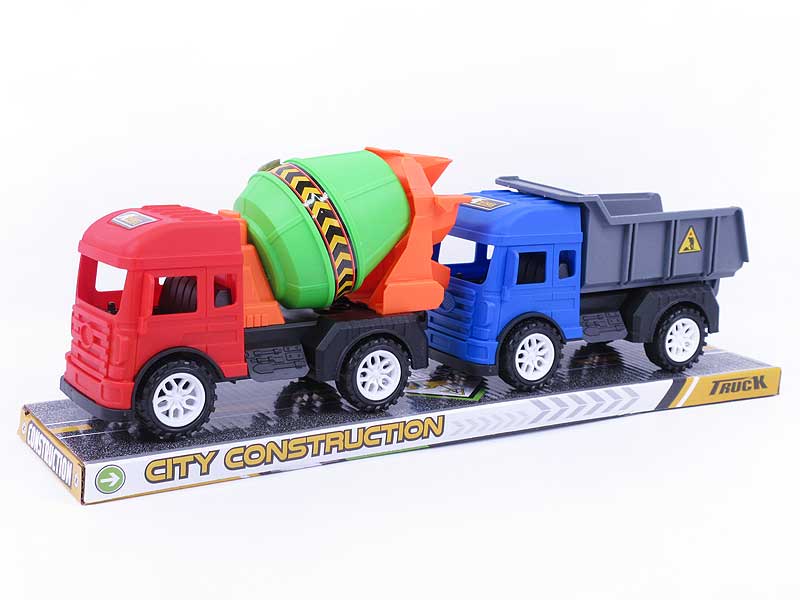 Free Wheel Construction Truck(2in1) toys