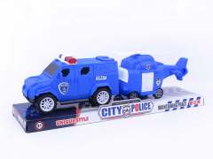 Free Wheel Police Car & Airplane toys