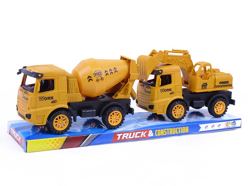 Free Wheel Construction Truck(2in1) toys