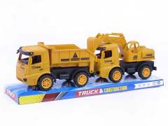 Free Wheel Construction Truck(2in1) toys