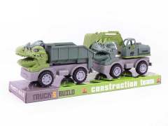 Free Wheel Construction Truck(2in1) toys