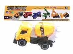 Free Wheel Construction Truck(3C) toys