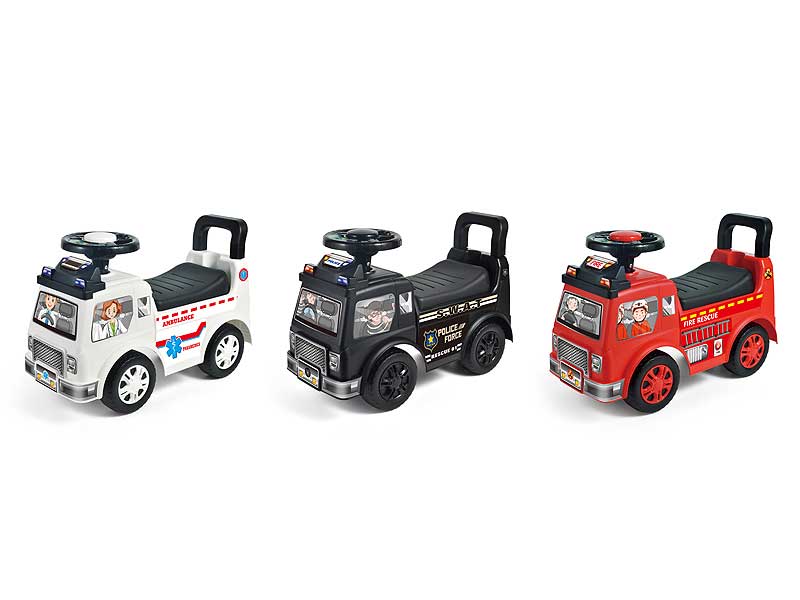 Cartoon Baby Car W/Whistle(3C) toys