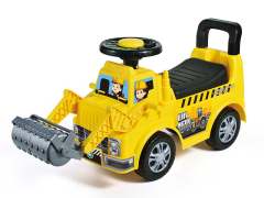 Cartoon Baby Car W/Whistle