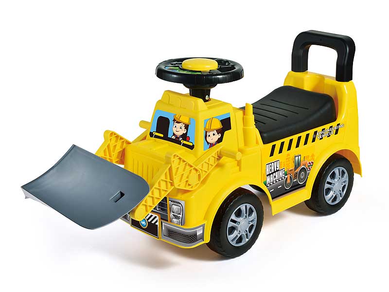 Cartoon Baby Car W/Whistle toys