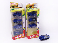 Free Wheel Police Car(4in1)