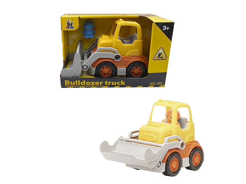 Free Wheel Block Bulldozer toys