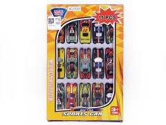 Die Cast Car Free Wheel(15in1) toys