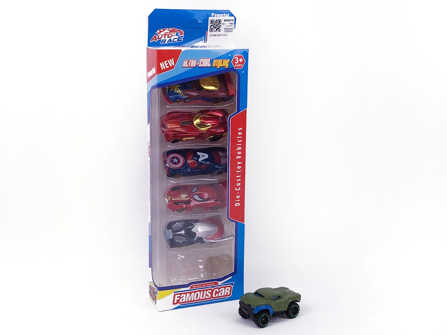 Die Cast Car Free Wheel(6in1) toys