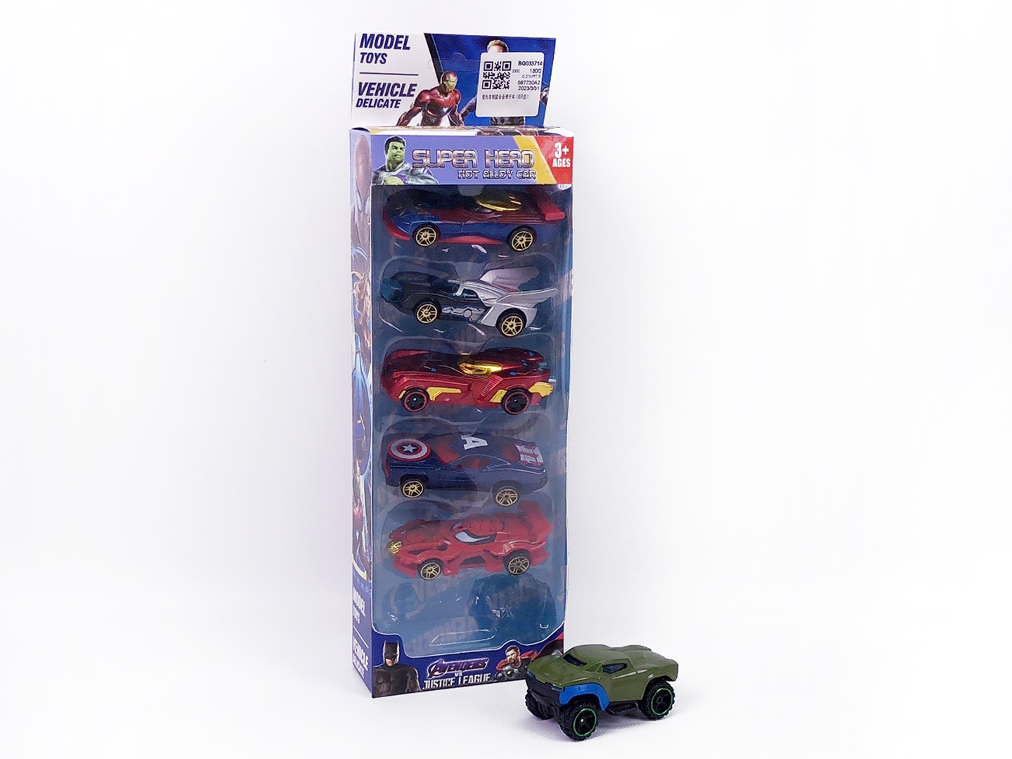 Die Cast Car Free Wheel(6in1) toys