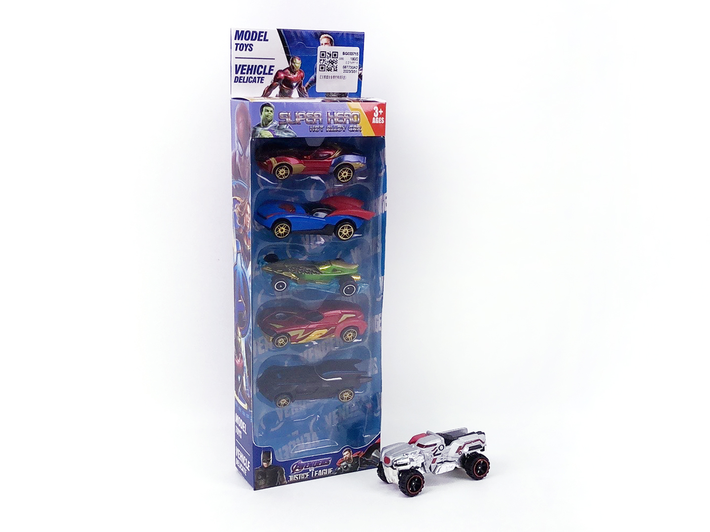 Die Cast Car Free Wheel(6in1) toys