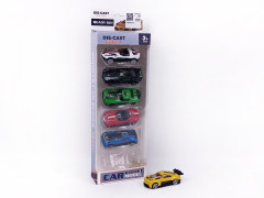 Die Cast Sports Car Free Wheel(6in1)