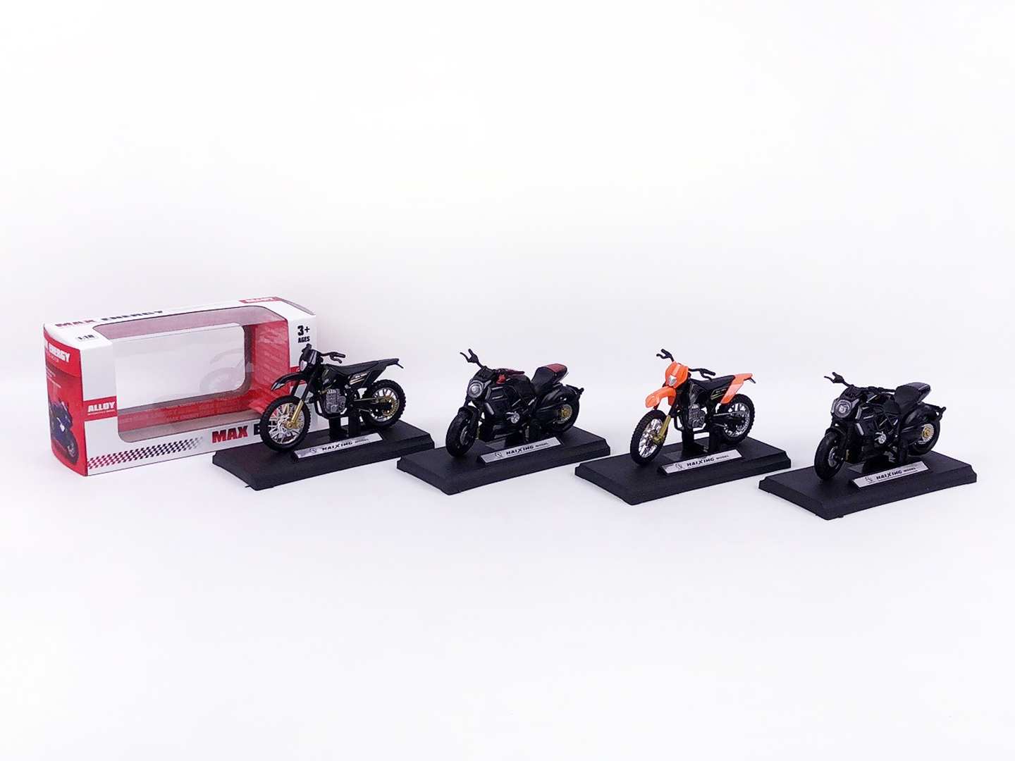 1:18 Die Cast Motorcycle Free Wheel(2S3C) toys