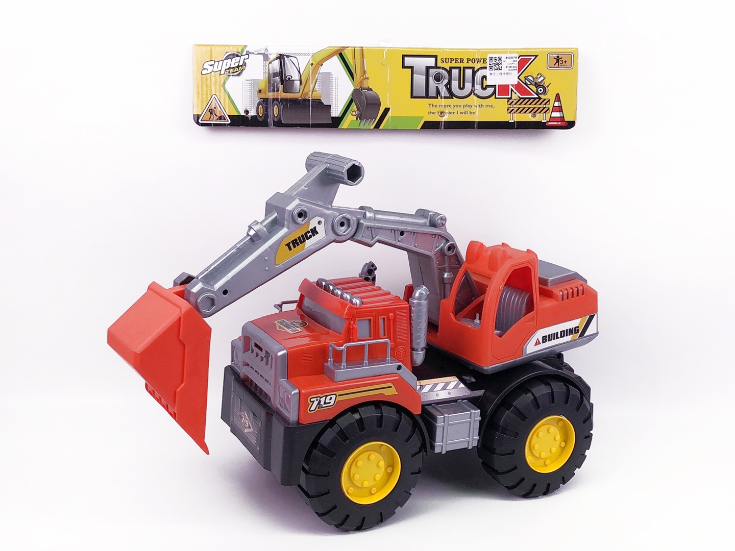 Free Wheel Construction Truck toys