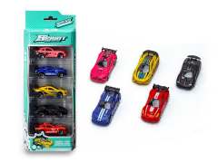 Die Cast Sports Car Free Wheel(5in1)