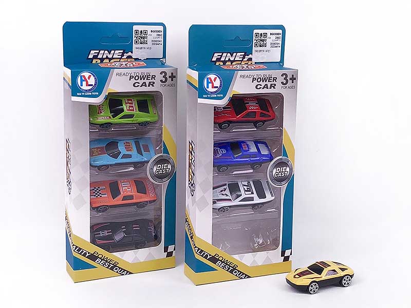 1:64 Die Cast Car Free Wheel(4in1) toys