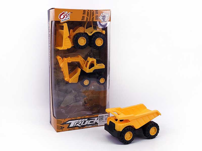 Free Wheel Construction Truck(3in1) toys