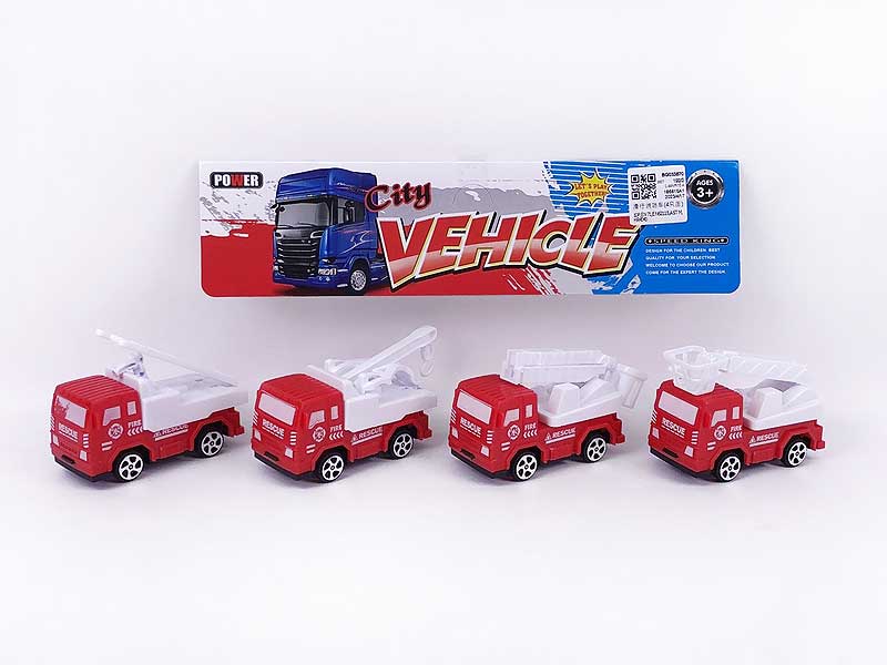 Free Wheel Fire Engine(4in1) toys