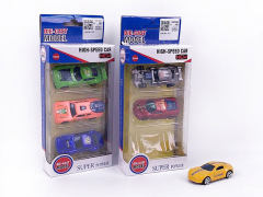 Die Cast Racing Car Free Wheel(3in1)