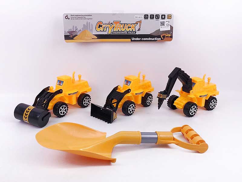 Free Wheel Farmer Truck & Shovel toys