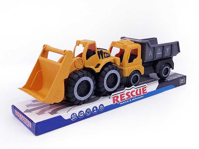 Free Wheel Construction Truck(2in1) toys